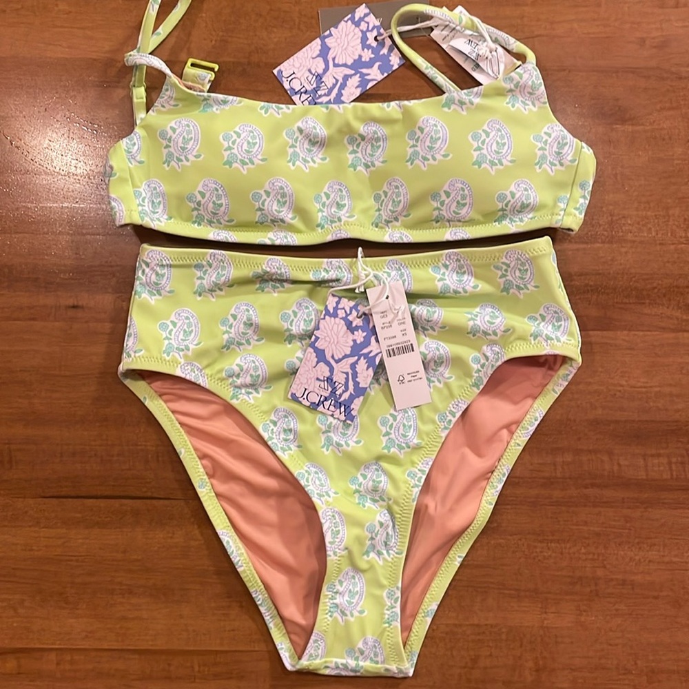 High waisted bikini by SZ Blockprints for Jcrew